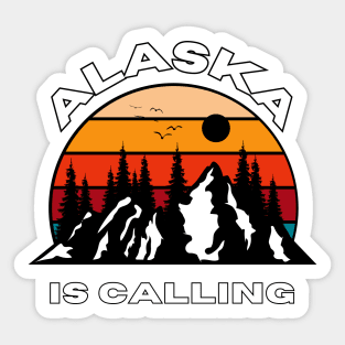 Alaska is calling Sticker